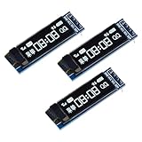 GERUI 3 stück 0,91-Zoll OLED LCD Anzeigemodul Bildschirm Winziges Modul IIC...