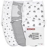 GLLQUEN BABY Swaddles Pucksack Baby 0-3 Monate,100% Bio-Baumwolle Baby...
