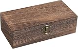 Guyode Holzkiste Mit Deckel Handgefertigt Holzkiste Klein Feine Textur Wooden...