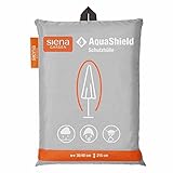 Siena Garden AquaShield Schirmschutzhülle, silber-grau, mit Active Air System,...