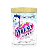 Vanish Oxi Action Powerweiss Pulver – 1 x 1,125 kg – Fleckenentferner und...