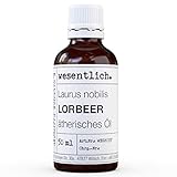 Lorbeerblätteröl - reines ätherisches Öl von wesentlich. - 100% naturrein aus der Glasflasche (50ml)