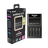 eneloop PRO-Ladegerät, für 1-4 AA/AAA NI-MH Akkus, 2 Stunden Ladezeit, 10...