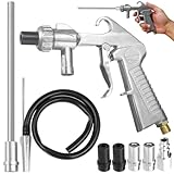 EUMAYES Sandstrahlpistole Druckluft Set, Sandstrahlen Pistole Kit mit Langer...