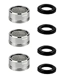 Acual Strahlregler M24, 3 Stück Wasserhahn Sieb,Sieb Wasserhahn Aufsatz Einsatz...