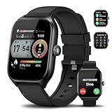 Asmoda Smartwatch Damen Herren, 2.01 Zoll Touchscreen Smart Watch mit...