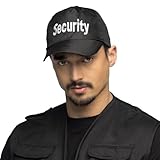 Boland 97058 - Security Mütze für Erwachsene, Basecap mit Aufdruck, Hut für...