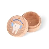 GADITIEK Zahndose Milchzähne für Mädchen und Jungen, Milchzahndose mit...