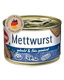 DREISTERN Mettwurst 160g I Mit Speck & Gewürzen I Herzhafte Spezialität in...