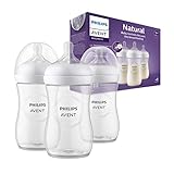 Philips Avent Babyflaschen Natural Response – 3x Babyflaschen, 260 ml, für...