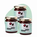 Hasel-Herz Bio Nuss-Nougat-Creme Brot-Aufstrich 3 Gläser x 220g | Gesüßt mit...