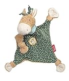 sigikid 39825 Schnuffeltuch Tiercharakter Pony, grün/beige