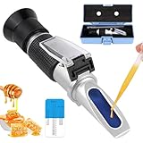Calenxy 2 in 1 Honig Refraktometer mit ATC Imker Refraktometer 10-33%...
