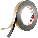 POPPSTAR doppelseitiges Butyl Klebeband (5m x 15mm x 1,6mm) Dichtband...