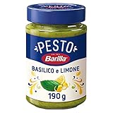 Barilla Pesto Basilico e Limone 12x190g | Glutenfreie Italienische Pasta-Sauce...