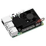 GeeekPi Raspberry Pi 4 Lüfter Kit, Aluminium Kühlkörper mit Lüfter für...