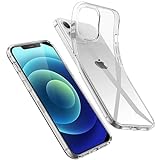 Oprimio Kristallklar Hülle für iPhone 12 Mini [Silikon Hülle] [%100...