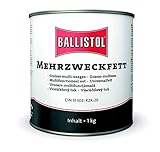 BALLISTOL 25351 Mehrzweckfett 1kg Eimer – Wasserbeständiges Universalfett –...