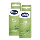 Ritex Bio Gleitgel – wasserbasiert natürlich 2 x 50 ml, Gleitgel Bio vegan,...