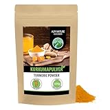 Kurkuma Pulver (500g), 100% naturreines Kurkumapulver, Kurkumawurzel schonend...