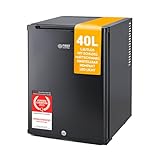 TZS First Austria - Mini Kühlschrank 40L lautlos & abschließbar - Kleiner...
