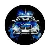 Polizeiauto Magnet rund Polizei Streifenwagen Signallicht Blaulicht...