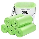 Müllsäcke kompostierbare müllbeutel-100pcs biomülltüten-30L: Aievrgad...