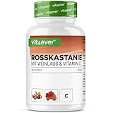 vit4ever Rosskastanienextrakt - 240 Kapseln - Hochdosiert mit 1330 mg Extrakt...