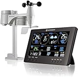 Bresser 7002586 Wetterstation Funk mit Aussensensor ClearView Wettercenter mit...