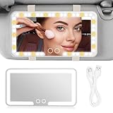 Infreecs Auto Kosmetikspiegel, Visier Kosmetikspiegel, Makeup Spiegel Auto mit...