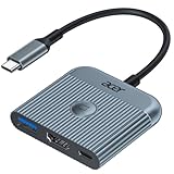 Acer USB C auf HDMI Adapter, 4K@60Hz HDMI Adapter mit 100W PD, USB A 3.0...