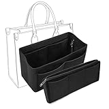 Kolamom Taschenorganizer Filz Große Handtaschen Organizer für Frauen Tote Bag,...