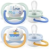Philips Avent Ultra Air Schnuller, 2er-Pack – BPA-freier Schnuller für Babys...