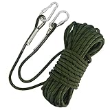 NewDoar 23KN Statisches Kletterseil 10 mm (3/8 Zoll) Zubehörkabel Ausrüstung...