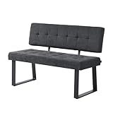 B&D home Sitzbank Sigfrid - Eckbank Esszimmer Mit Lehne, Sitzbank Flur,...