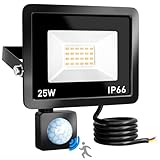 Brightown Led Strahler Mit Bewegungsmelder, 20W LED Fluter,IP66 wasserdicht mit...