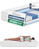 AM Qualitätsmatratzen Orthopädische 7-Zonen Taschenfederkernmatratze 140x220...