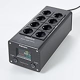 Pailvens Netzfilter Steckdosenleiste HiFi, 8 Fach Entstörfilter Steckdose mit...
