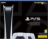 PlayStation 5 Console Digital Edition + 2 PS5 DualSense™ Wireless Controller -...