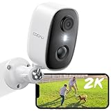 COOAU 2K WiFi6 Überwachungskamera Aussen | Innen Akku WLAN Kabellos...