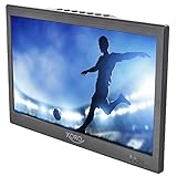 Xoro PTL 1015 V2-10.1 Zoll Tragbarer Fernseher mit DVB-T2 H.265/HEVC Tuner, 3500...