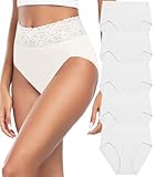 Wealurre Unterhosen Damen, Unterwäsche Frauen Baumwolle Hohe Taille Slip Damen...