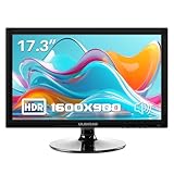 Ulrhzar 17.3 Zoll PC Desktop Monitor 1600x900 60Hz CCTV Monitor ，mit HDMI/VGA...