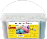 Eberhard Faber 526550 - Straßenkreide 50er Eimer, 8 leuchtenden Farben...