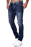 MERISH Jeans Herren Slim Fit Jeanshose Stretch Designer Hose Denim 501 (34-32,...