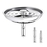 MINISMUS Waschbecken 80 mm - Siebkörbchen Abflussstopfen Edelstahl...