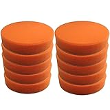 Craft-Equip Basic 10er Pack 150mm Polierschwamm orange glatt Auto Pad Polierpad