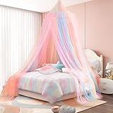 SilverChry Prinzessin Regenbogen Betthimmel, (60 * 250 * 1250), Moskitonetze,...