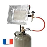 ROTHENBERGER Industrial Heizstrahler inkl. Piezo, 0,5 m Propangas-Schlauch und...