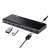 TP-Link UH700 USB 3.0 Hub mit Stromversorgung, 7-Port USB Verteiler & Splitter,...